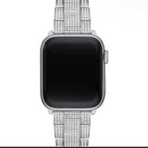 Michael Kors Silver Apple Watch Band